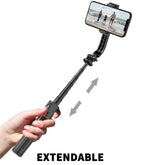 Trípode y palo para selfies con control remoto Bluetooth L12, soporte para teléfono, L12